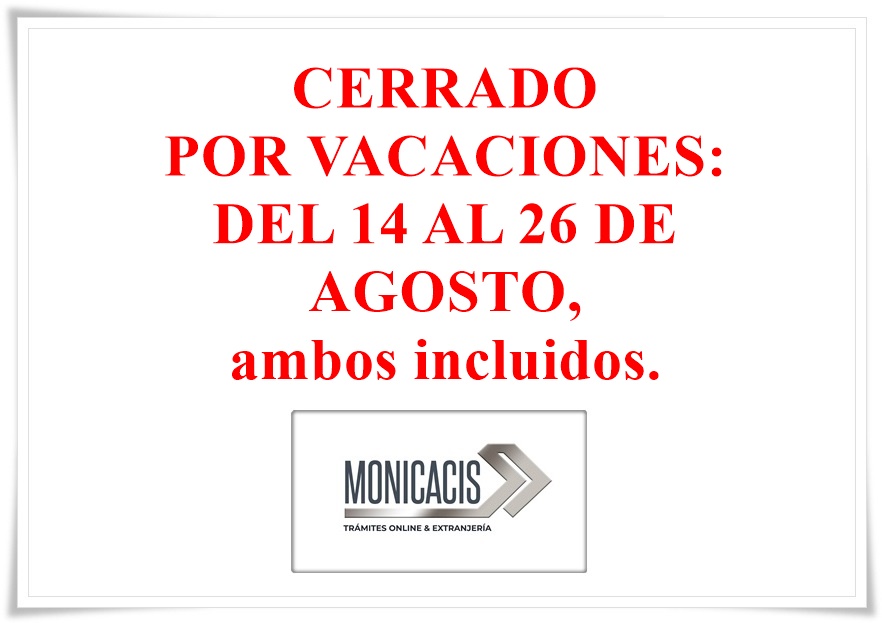 Monicacis-Multiservicios-TramitesExtranjeria-Horario_Vacaciones_2023